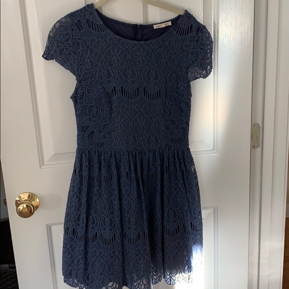 Small Blue Lace Francesca’s Dress